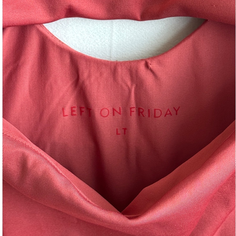 Left On Friday Women Peak Suit Camp Rose Pink Large Tall One Piece Swimsuit - Picture 4 of 9